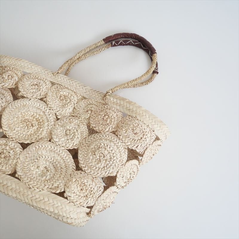 2024SS / 未使用 / La Totalite購入品 / AFRICAN SQUARE / デコレーションカゴBAG / 24092150002610 / 2504-0669拍卖