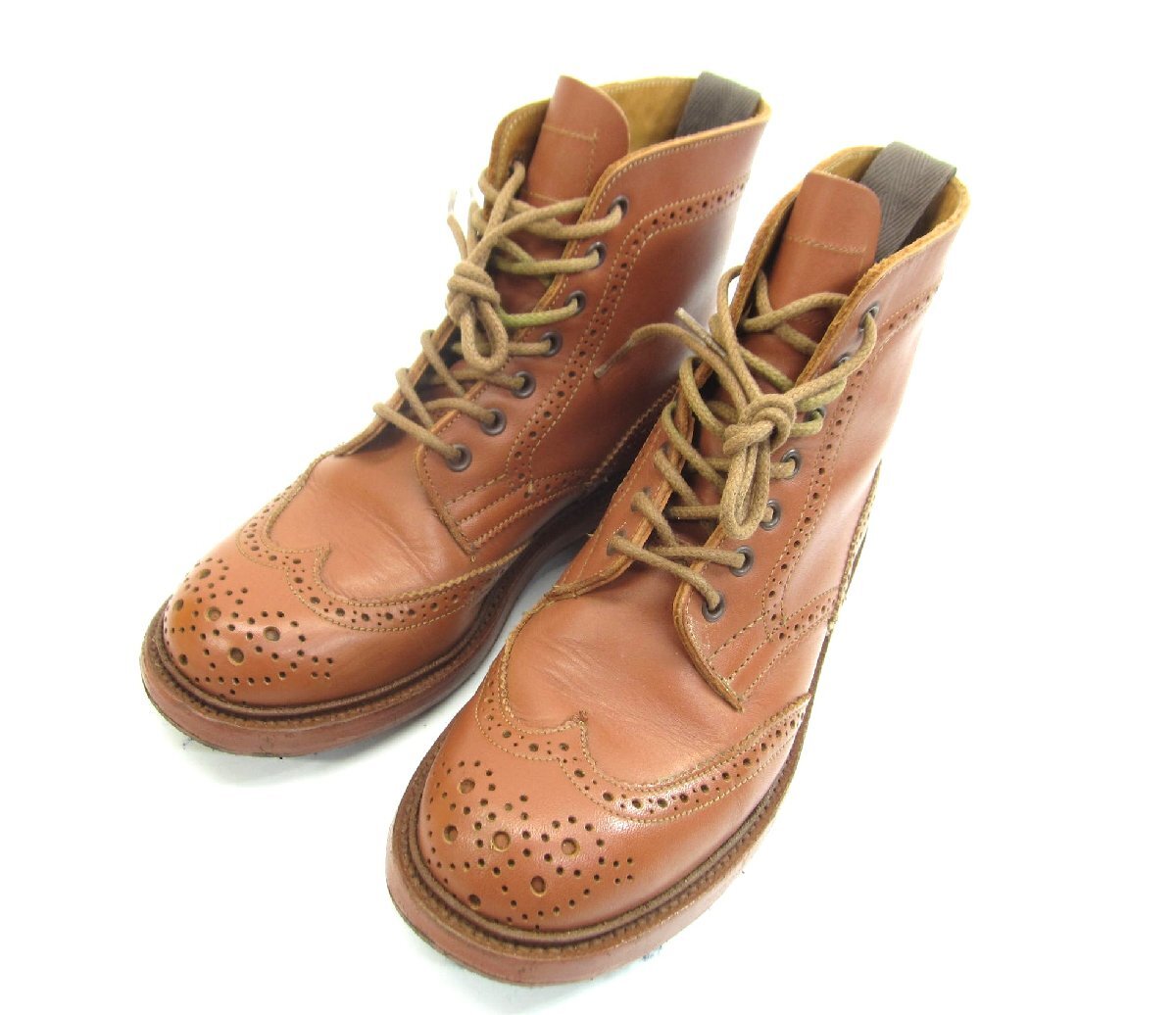 Tricker's トリッカーズ L5180 MALTON カントリーブーツ ウイングチップ SIZE:23.5cm レディース □UT13630拍卖