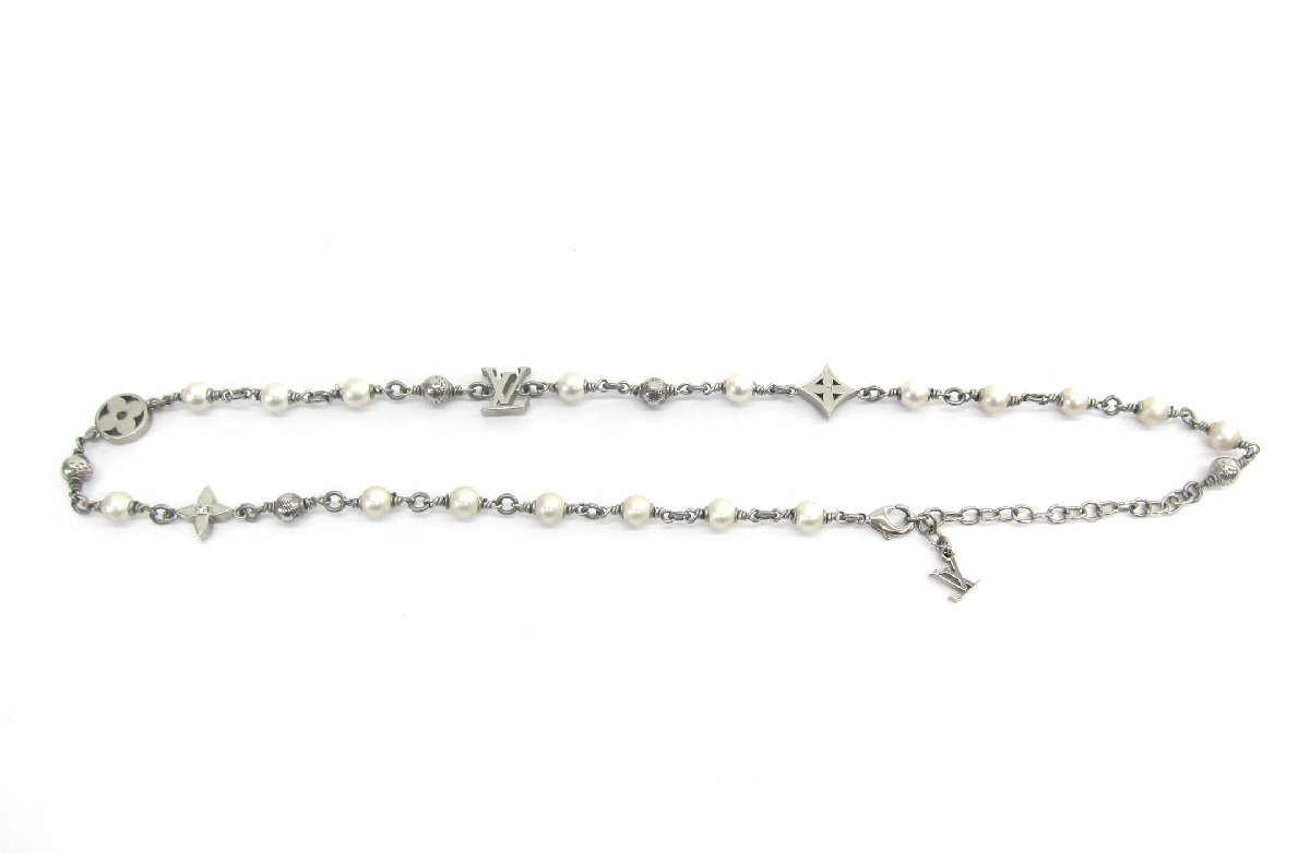 LOUIS VUITTON ルイ・ヴィトン メンズ ネックレス・LV パール M02448 ∠UP5054拍卖