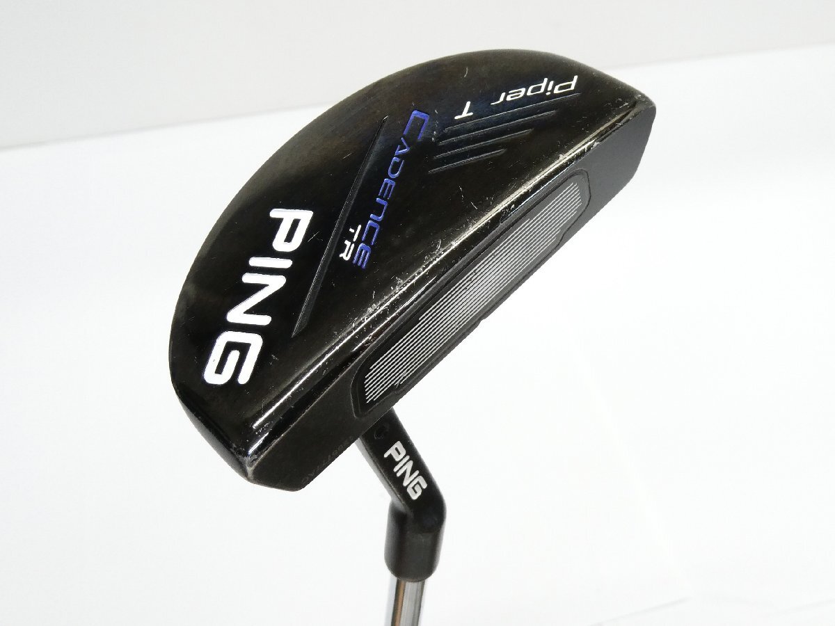 ピン PING 2015 CADENCE Piper T パター 33インチ スチールシャフトカット カバー付 ゴルフ △WS2098拍卖