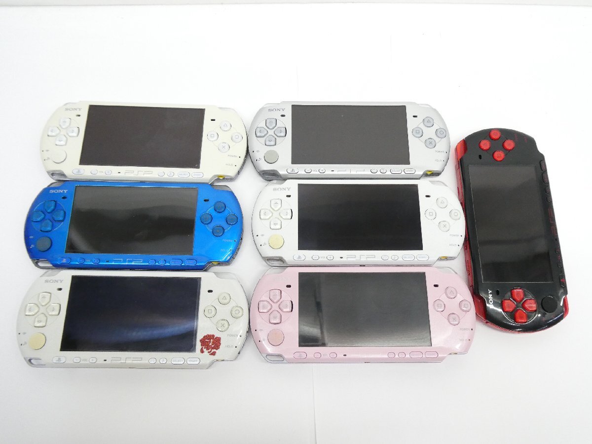 ジャンク SONY PSP-3000 計7台 ゲーム機本体 △WE2314拍卖