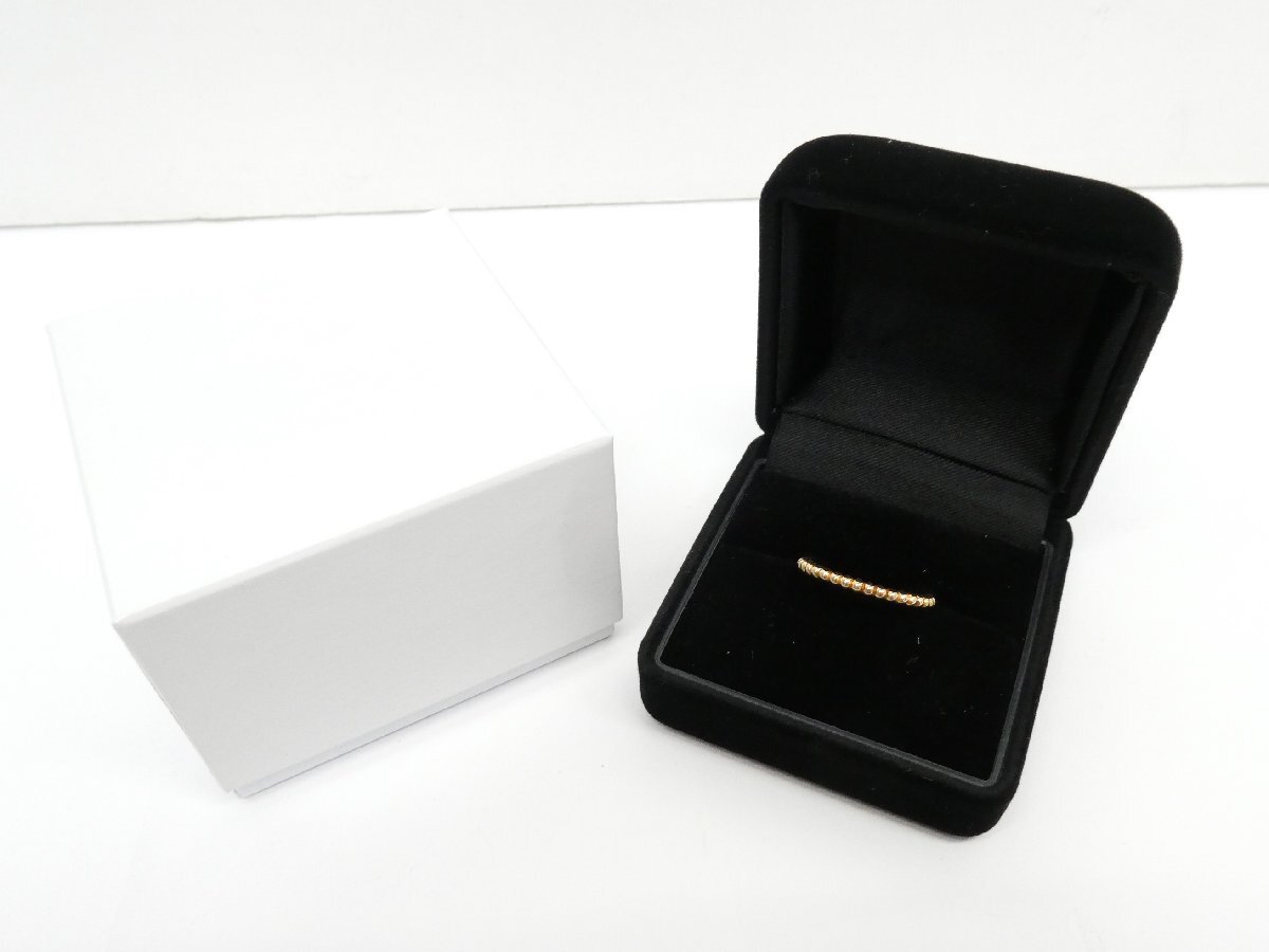 ヴァンクリーフアンドアーペル Van Cleef & Arpels Perle ring Au750 約12.5号 2.1g ケース付 リング 指輪 △WA6445拍卖