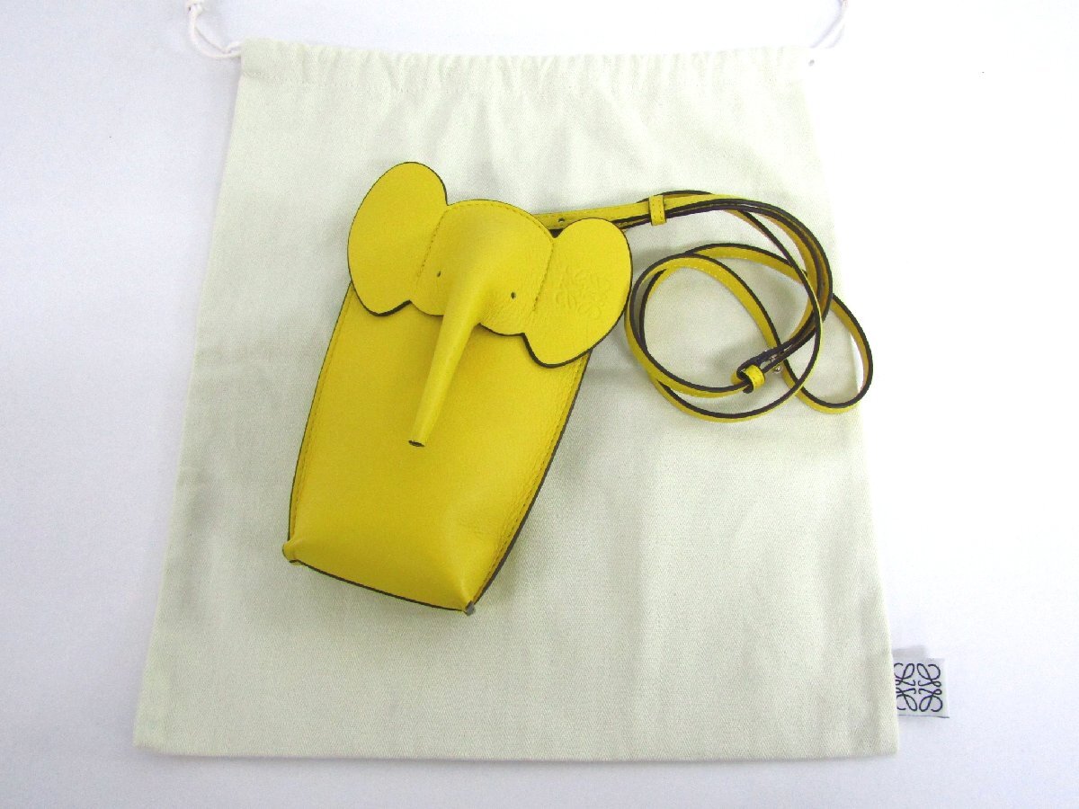 LOEWE ロエベ エレファントポケット C623B02X04 ショルダーバッグ▽Y2266拍卖