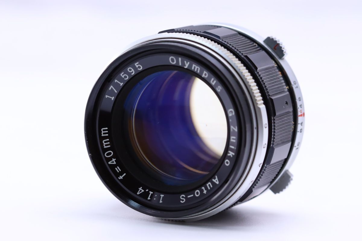 OLYMPUS G.Zuiko Auto-S 40mm F1.4 TTLナンバー付き オリンパス PEN フィルムカメラ 単焦点レンズ #1443拍卖