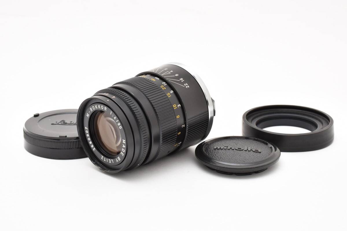 LEITZ M-ROKKOR 90mm F4 ライツ ミノルタ Leitz Minolta CL CLE用 単焦点レンズ #1439拍卖