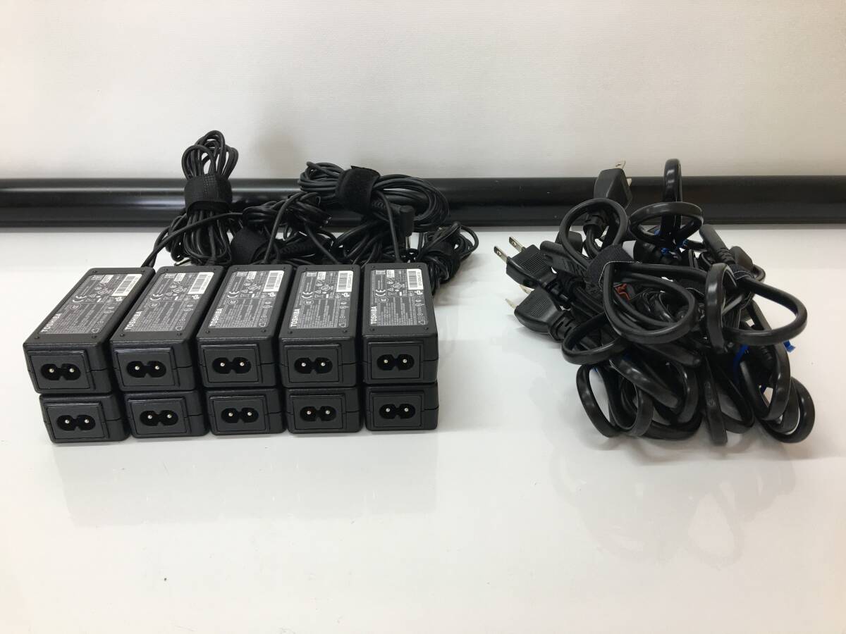 A21160)TOSHIBA純正 PA5192U-1ACA 19V 2.37A ACアダプタ 中古動作品10点セット拍卖