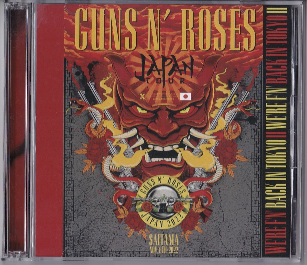 【XAVEL ステレオIEMマトリクス】 GUNS N’ ROSES / WE'RE F'N' BACK IN TOKYO #2 2022 ガンズ・アンド・ローゼス拍卖