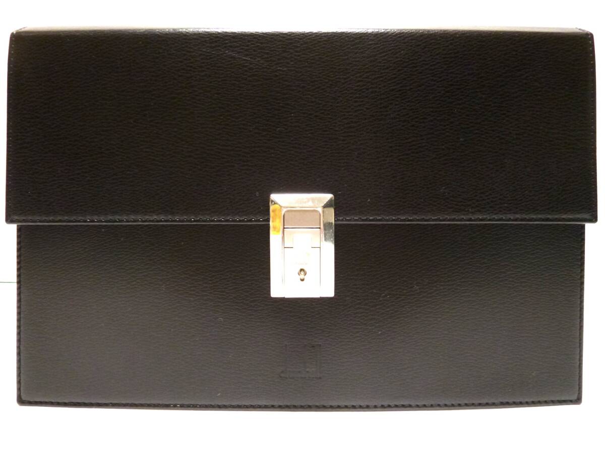 ダンヒル dunhill セカンドバッグ LT9010A Q.C.チェック 極美品!!拍卖