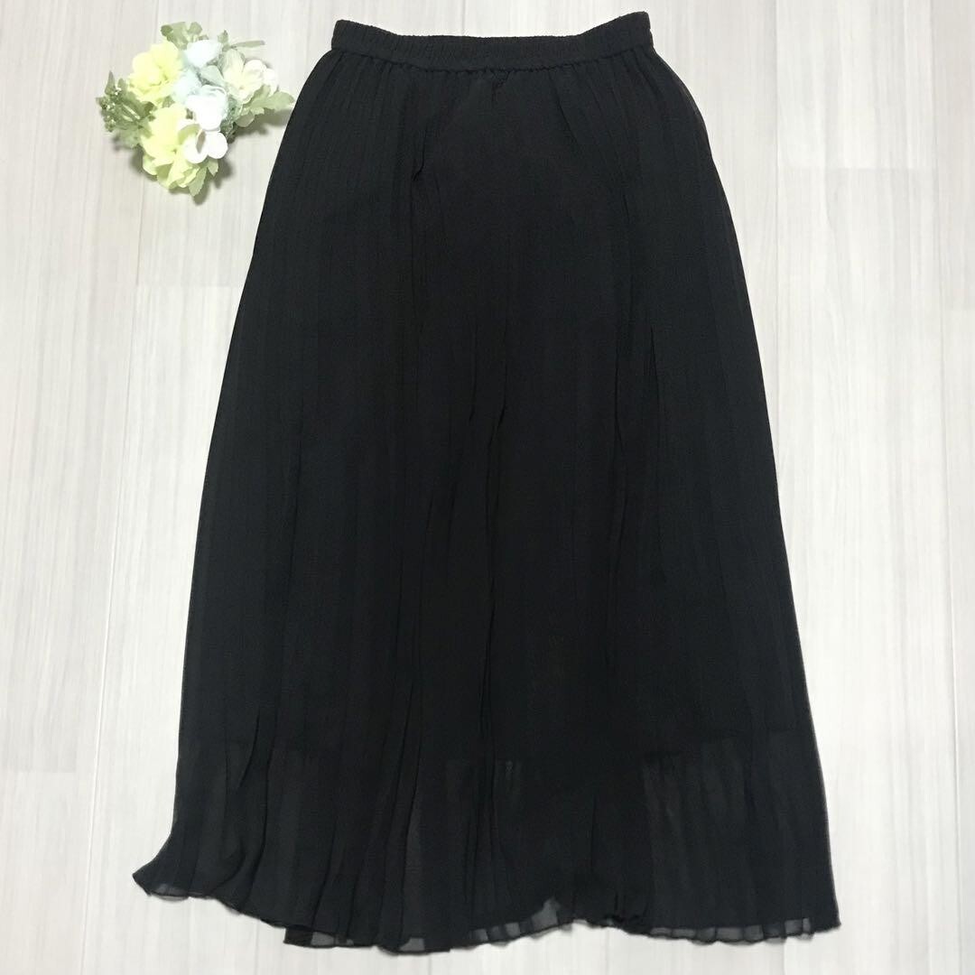 GU レディース プリーツ ロングスカート サイズM b0378拍卖