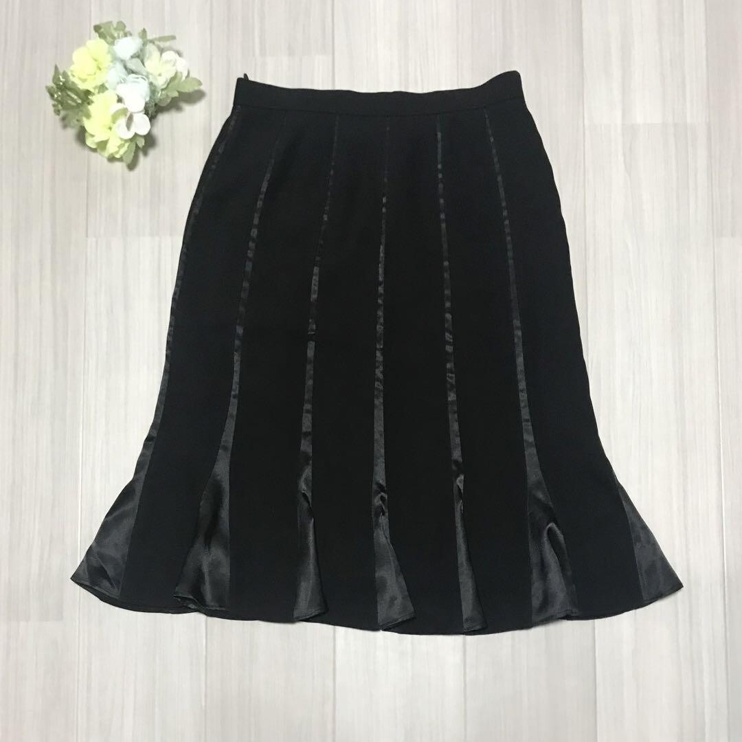 ひざ丈 フレアスカート フリーサイズ b0379拍卖