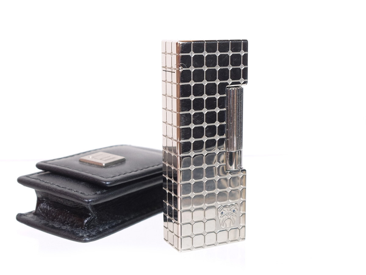 1円スタート 【Dunhill ダンヒル】 100個限定 ローラーガスライター ブルドッグシルバー サファイア 喫煙グッズ 34/100 RLC1311拍卖