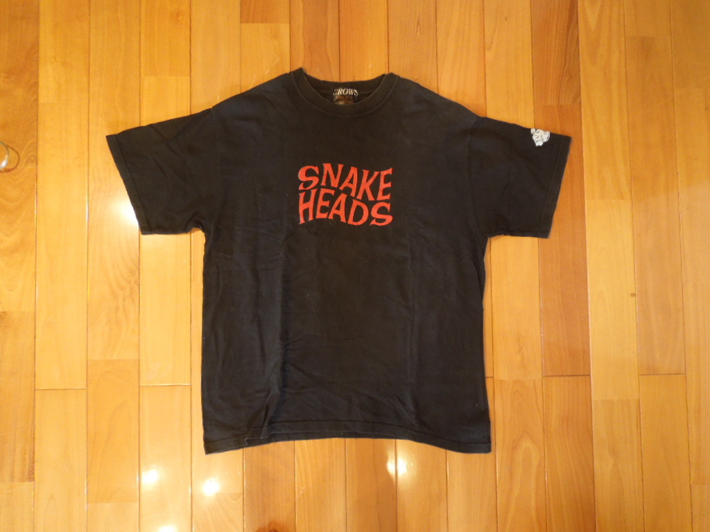CROWS SNAKE HEADS 半袖Tシャツ Mサイズ拍卖