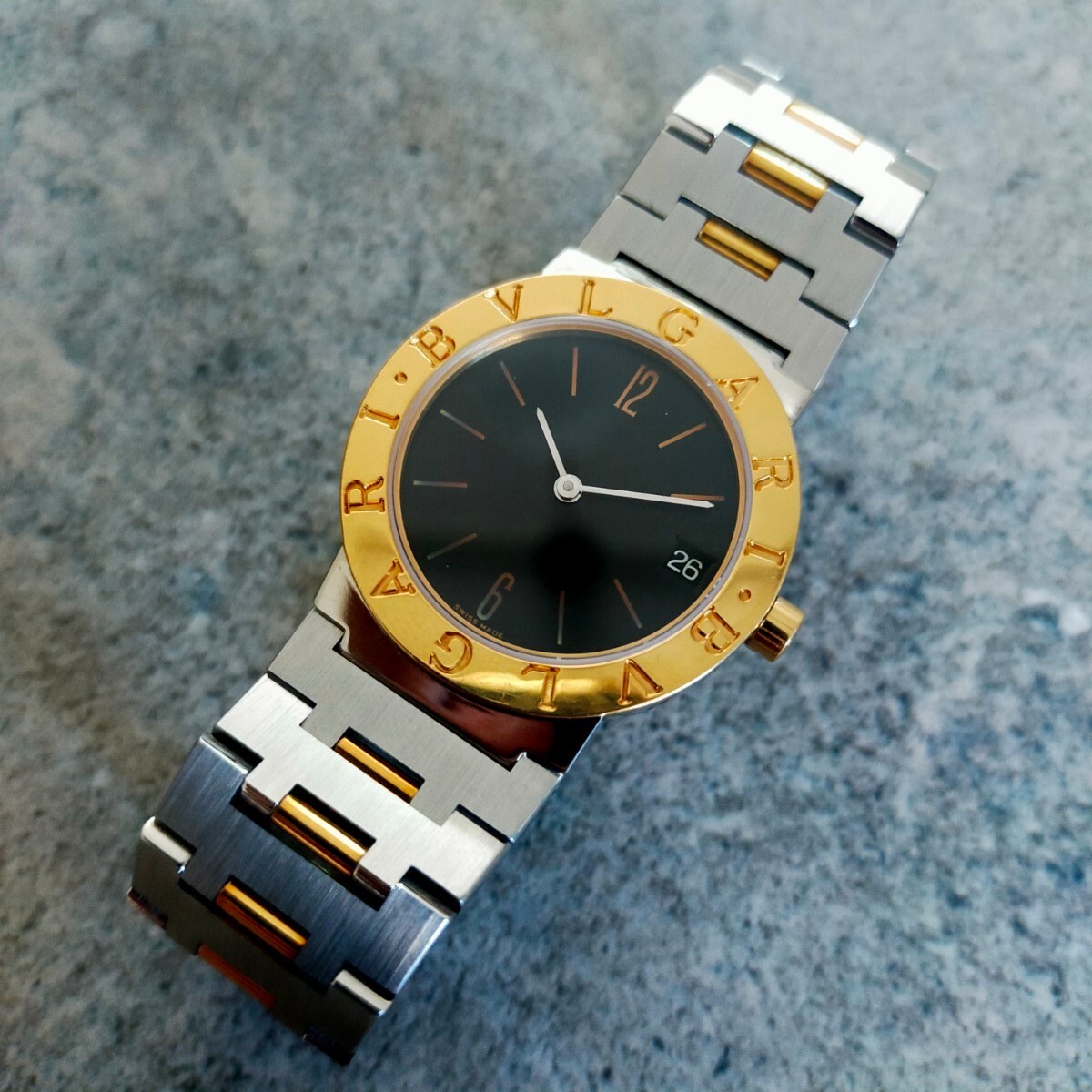 ブルガリ BB30 K18&SS ボーイズ 腕時計拍卖