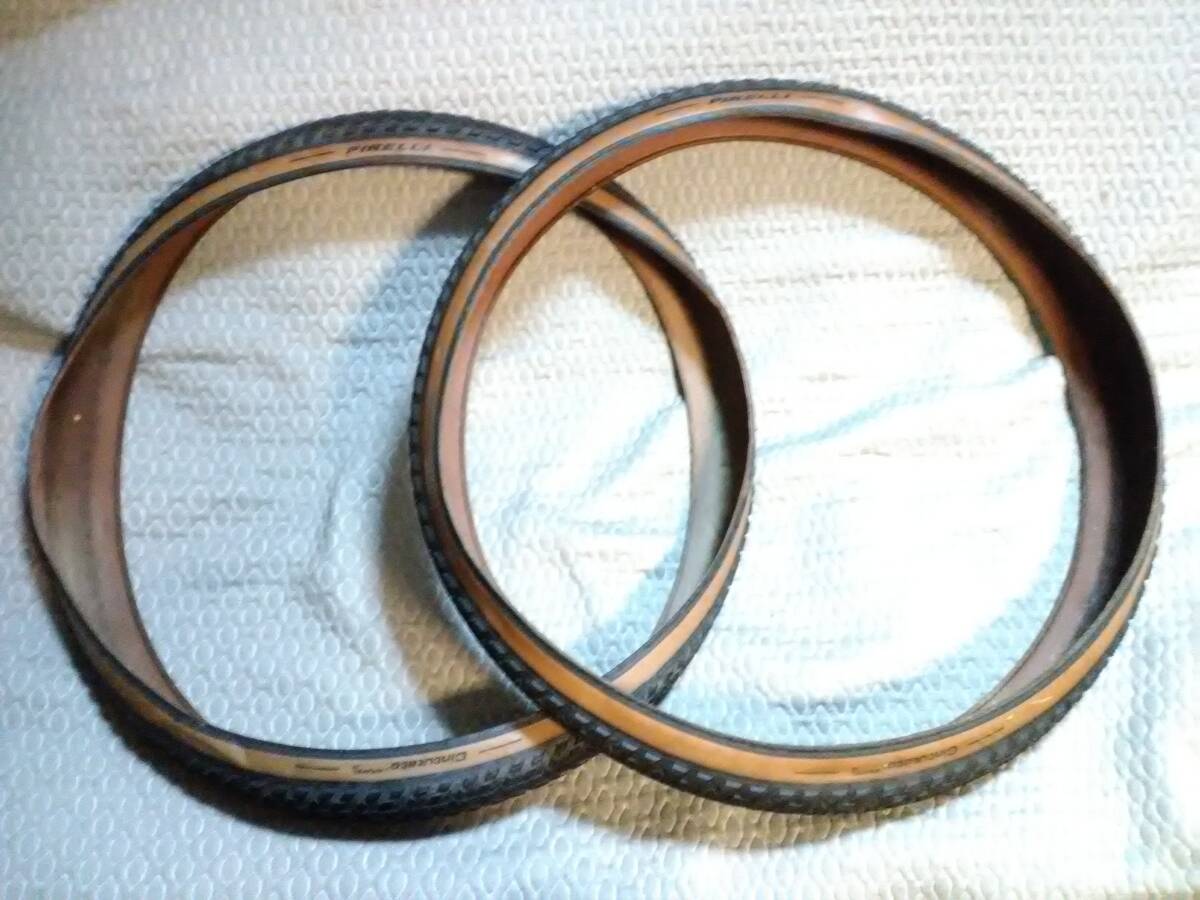 ★軽量!! 700×45C-ほぼ10分山と40C-9.5分山 ピレリ Cinturato 2本セット 直接引取り歓迎拍卖