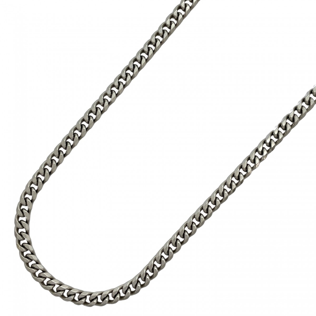 【5khg029】喜平 ネックレス Pt850 プラチナ 8面 シングル 60.6cm 50.2g キヘイ【中古】メンズ レディース ユニセックス拍卖