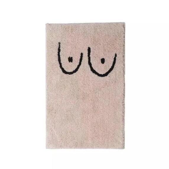 50×80 カーペット ラグ ラスト1点 韓国大人気のインテリア おっぱいラグマット 韓国雑貨 玄関 バスルーム シンプル お洒落雑貨拍卖