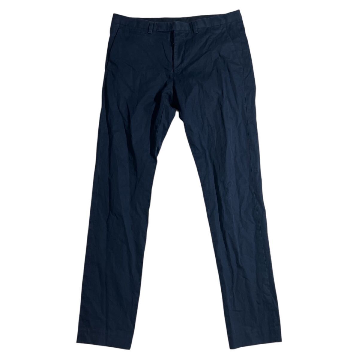 送料無料 ■ LACOSTE ラコステ ■ SLIM FIT コットン テーパード パンツ ネイビー 30拍卖