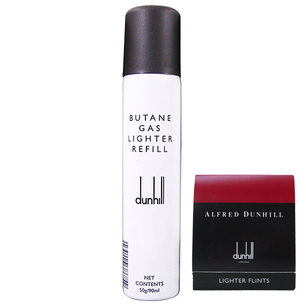 ダンヒル ガスボンベ ブタンガスレフィルx1本+フリント ライター石 赤x1個/送料無料 正規品拍卖