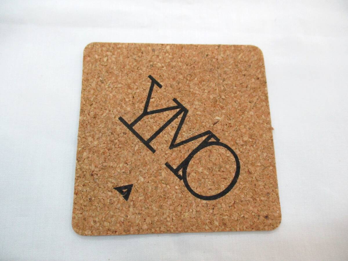 昭和レトロ YMO ロゴ コルク コースター ALFA ノベルティ 当時物 YELLOW MAGIC ORCHESTRA拍卖