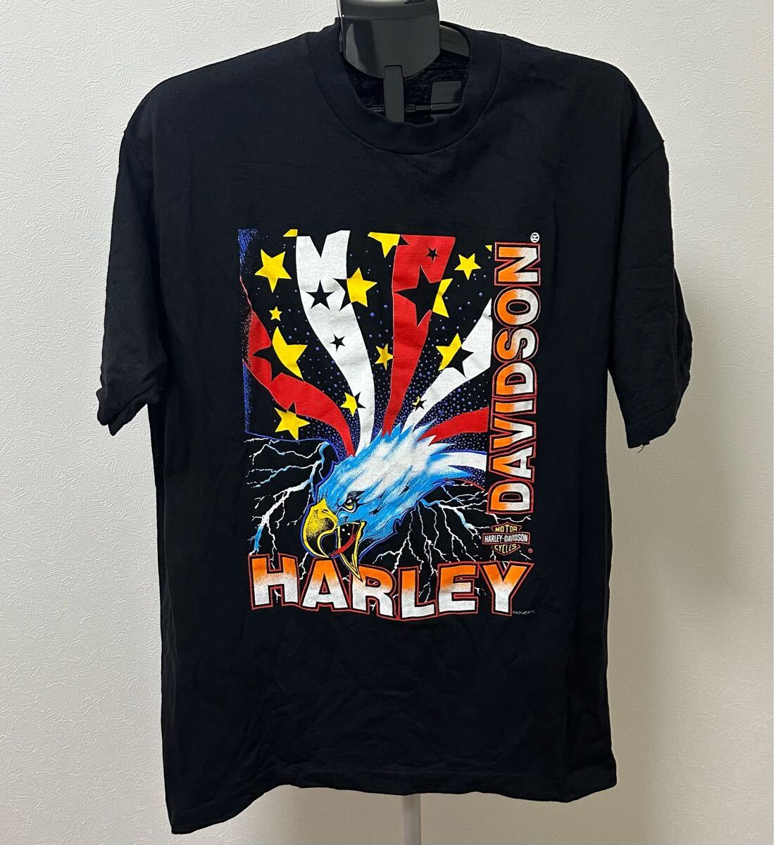 harley davidson イーグル Tシャツ vintage ハーレーダビッドソン 半袖 アメカジ 80s 90s キムタク harley davidson vintage拍卖