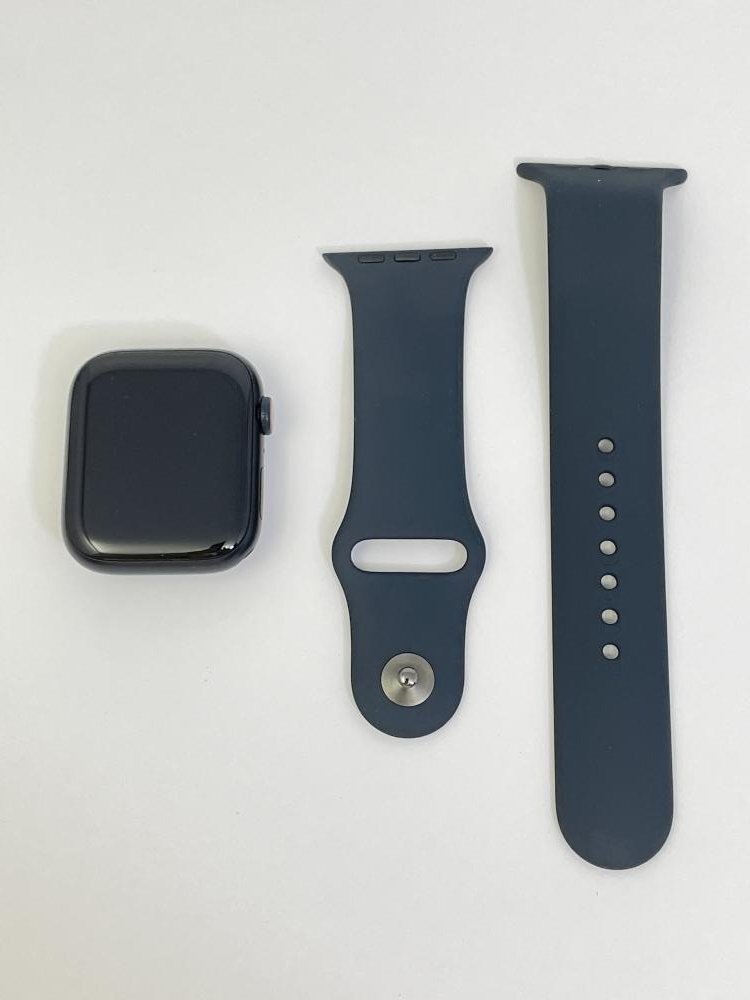 K117【美品・保証有】 Apple Watch Series9 GPS + Cellular 45mm ミッドナイトアルミニウムケース スポーツバンド バッテリー100%拍卖