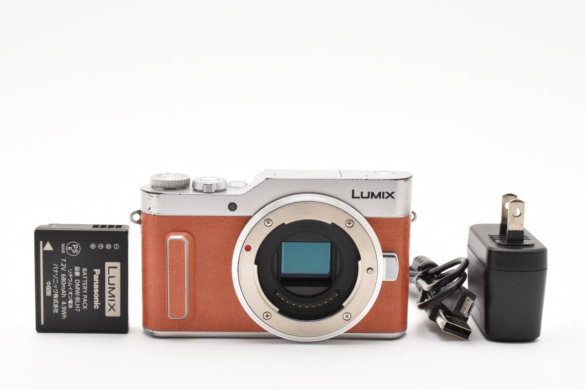 良品 Panasonic DC-GF10 ボディ オレンジ バッテリーチャージャーセット拍卖