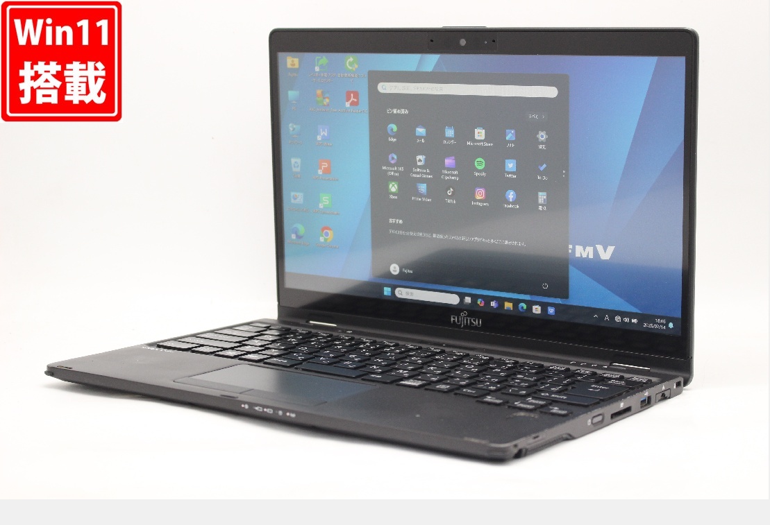 中古 フルHD タッチ 13.3型 Fujitsu LIFEBOOK U939XC Windows11 第8世代 i5-8365u 8GB 256GB-SSD カメラ LTE 無線 Office付き 管:1751r拍卖