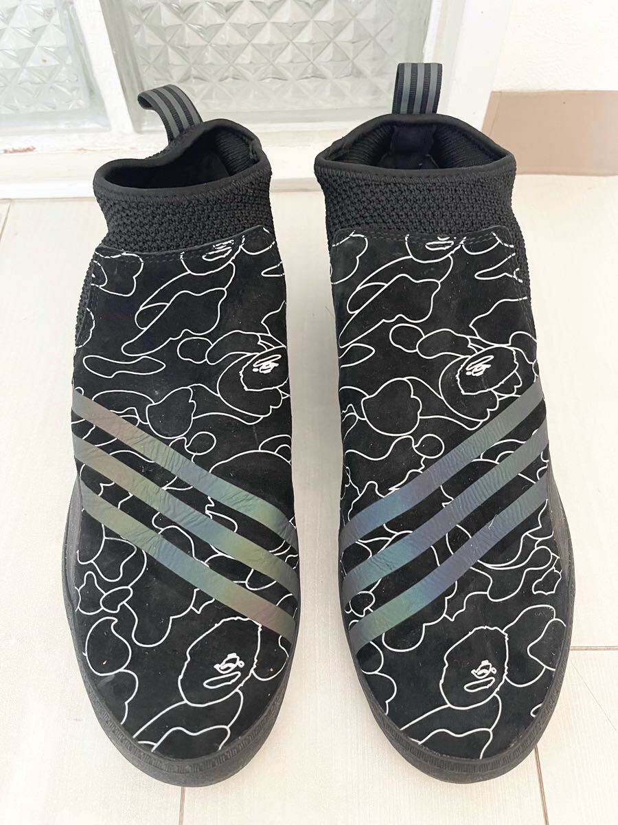 正規品 極美品 adidas 3ST.002 BAPE ADB3003 ベイプ APE コラボ スニーカー拍卖