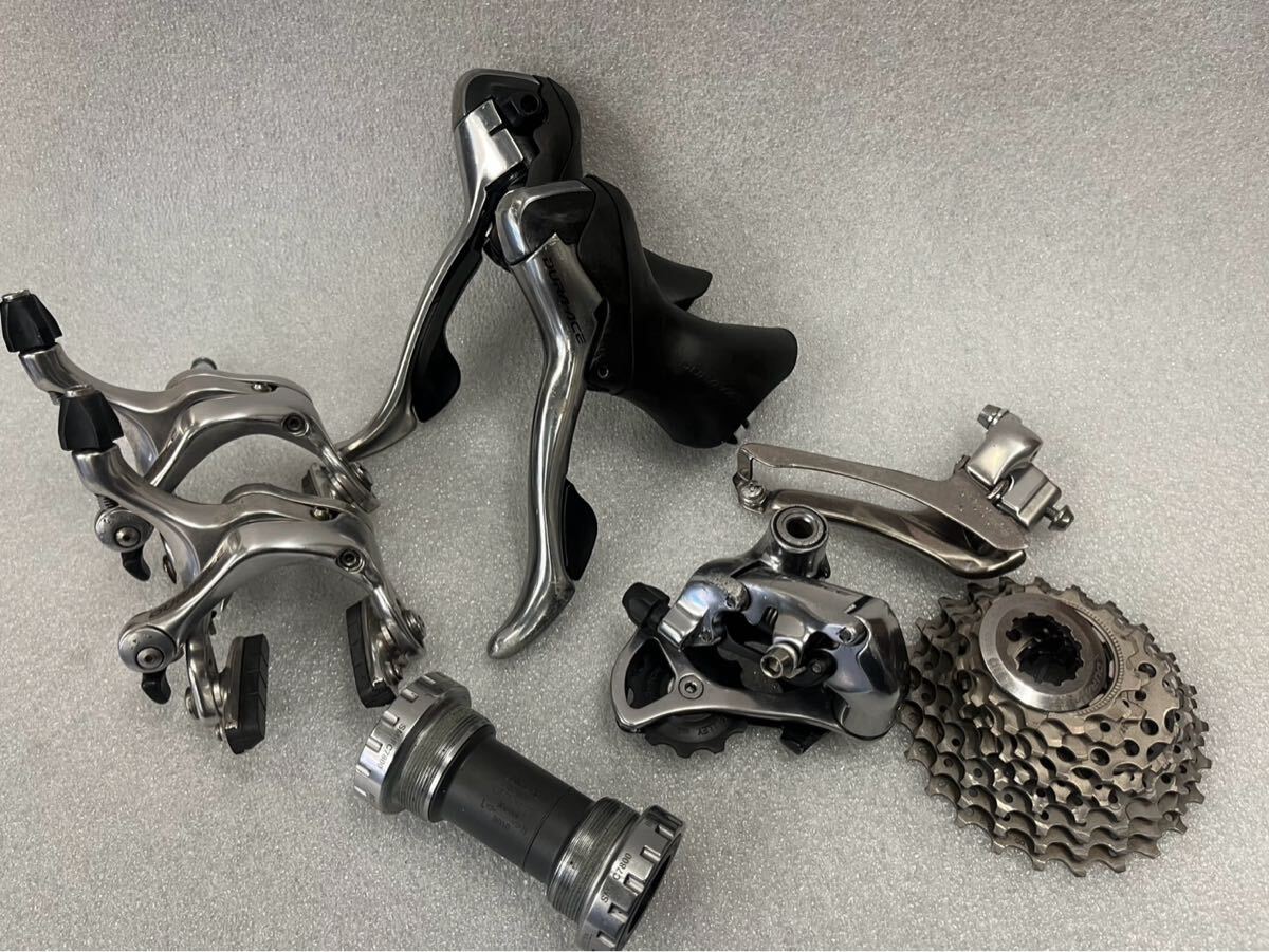 シマノ/DURA-ACE/7800シリーズ/STIレバー2×10S・Fメカ:直付・Rメカ:SS・カセット:12-25T・BB:BSA(1.37×24)/ビンテージ中古品超美品拍卖