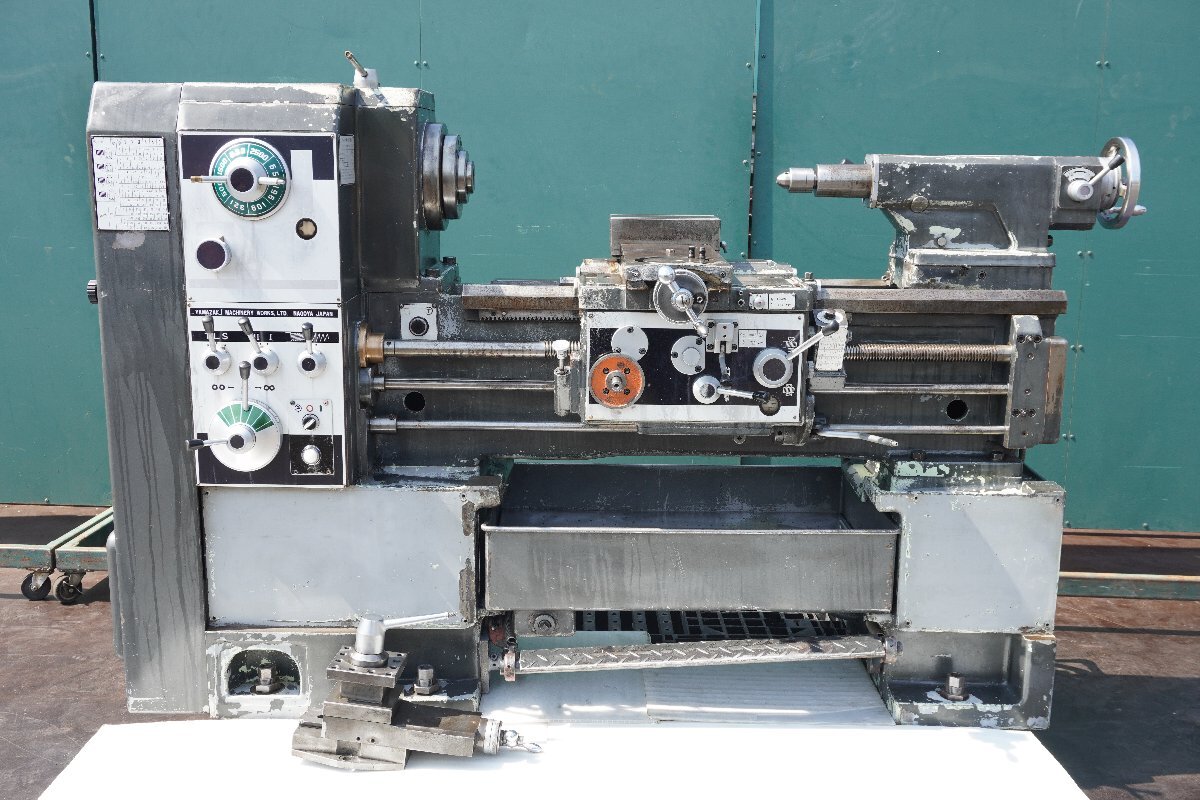 直☆千葉県 YAMAZAKI 山崎鉄工所 旋盤 焼入ベッド☆3Z-637拍卖