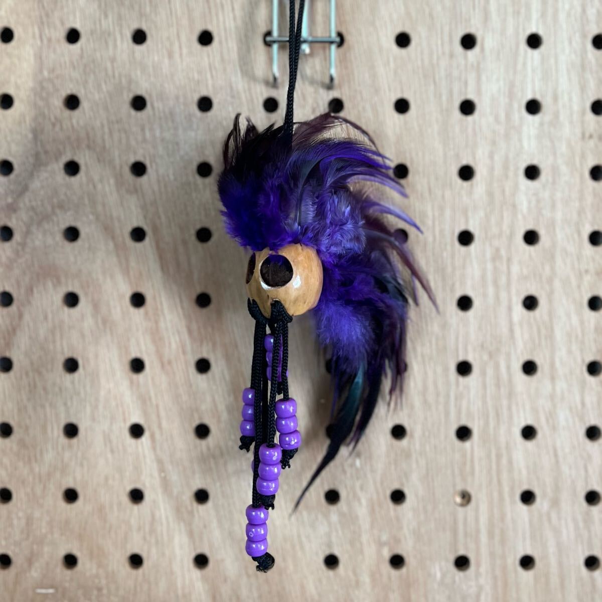 ★ハワイ直輸入 ハワイアン イカイカ パープル マキニ ウォーリアーヘルメット 魔除け お守り ハワイアン雑貨 Hawaii Hawaiian インテリア拍卖