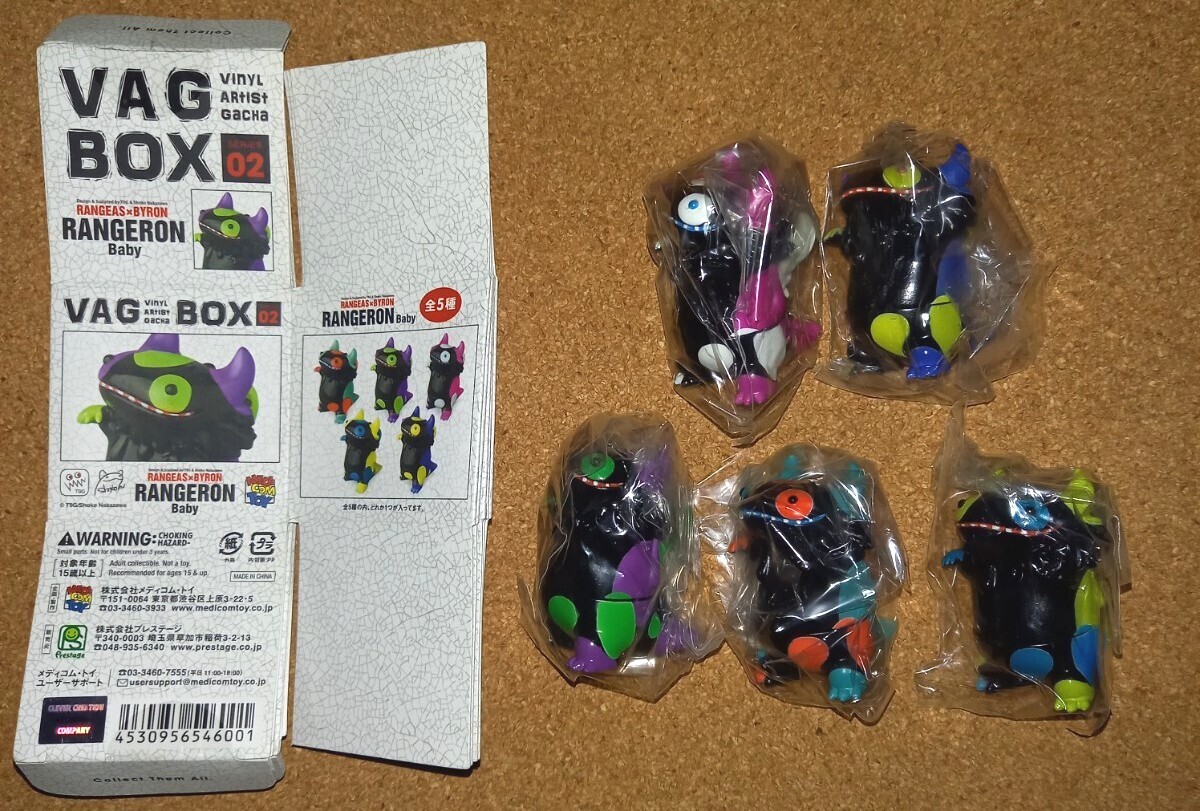 VAG BOX ランジロンベイビー 5種類 ソフビ拍卖