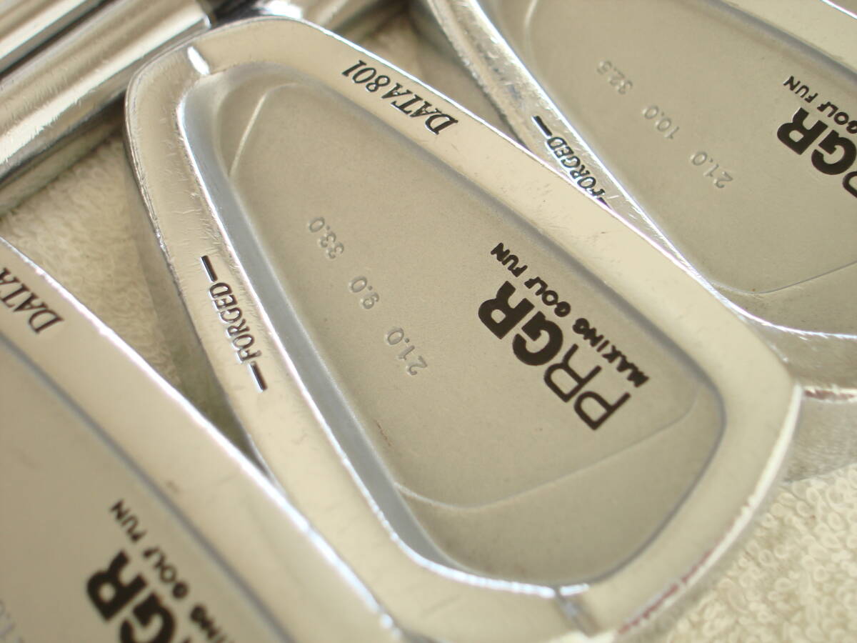 #意味深長▲PRGR DATA801 FORGED M46 三浦鍛造7本セット データ拍卖