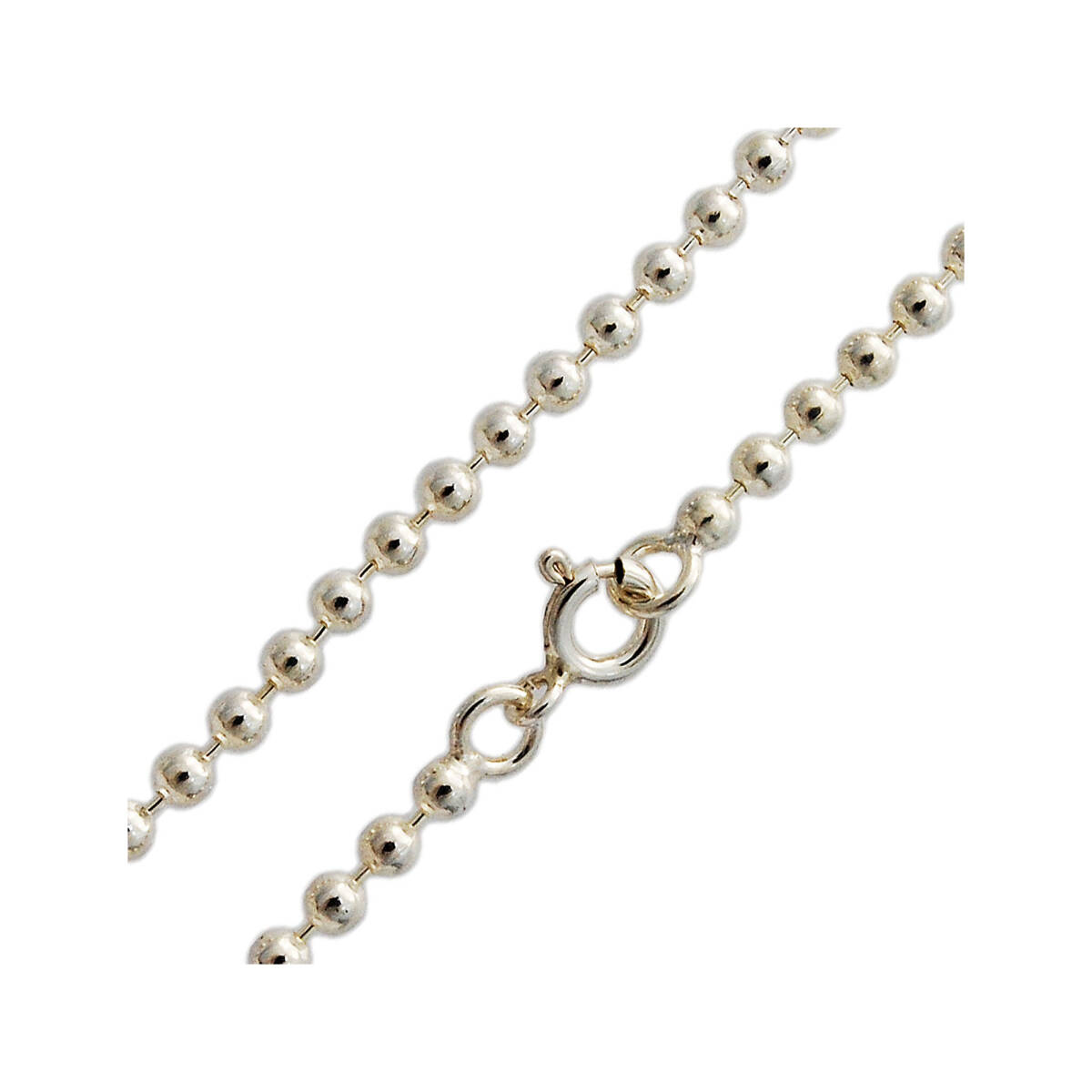 ボール925シルバーネックレスチェーン N-CH002/50CM拍卖