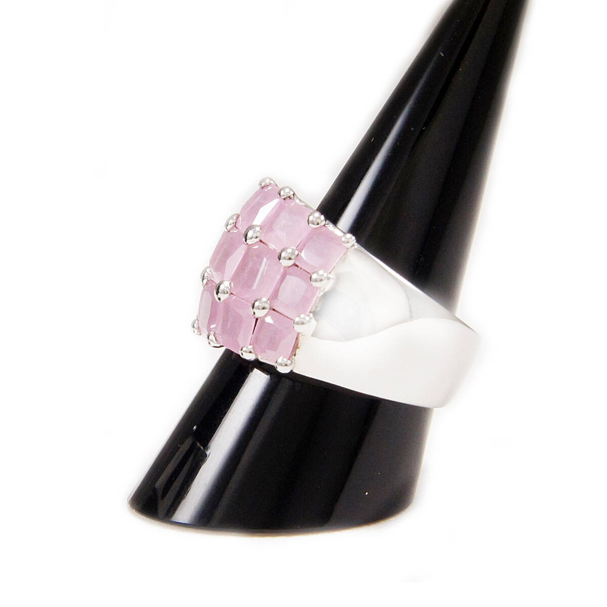 12号 13号 14号 16号 18号 19号 21号 ピンククォーツ925シルバーロジウムメッキリングGF-17598PK拍卖