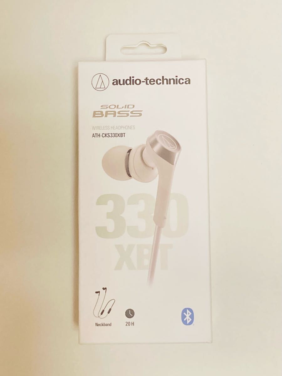 【新品】オーディオテクニカ イヤホン ベージュ ATH-CKS330XBT■匿名配送対応■送料390円~拍卖