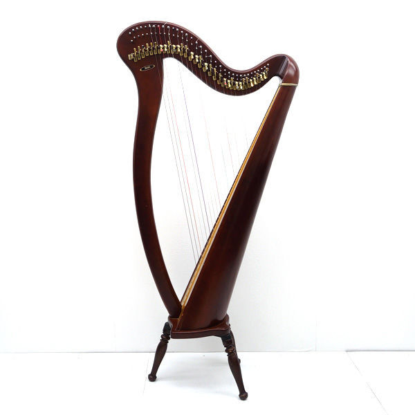 ★ 【店頭引取限定】 AOYAMA 青山ハープ アイリッシュハープ 34弦 ノンペダル 130B ※5つ弦なし ※現状販売品 ※ジャンク品 (0220520957)拍卖