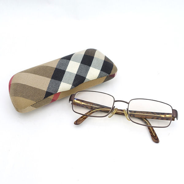 ★ バーバリー メガネ メガネフレーム プラスチック ブラウン 度入り 1079 1012 (0220528220)拍卖