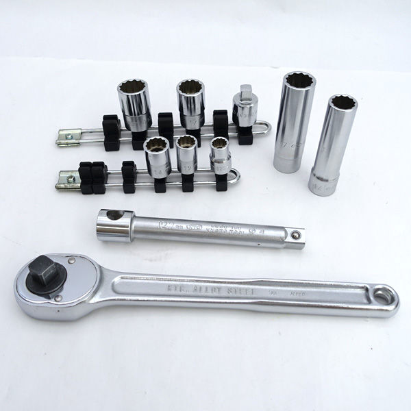 ★ 京都機械工具 ソケットレンチセット 12.7sq. ラチェットハンドル+11点セット 491023(0220529533)拍卖