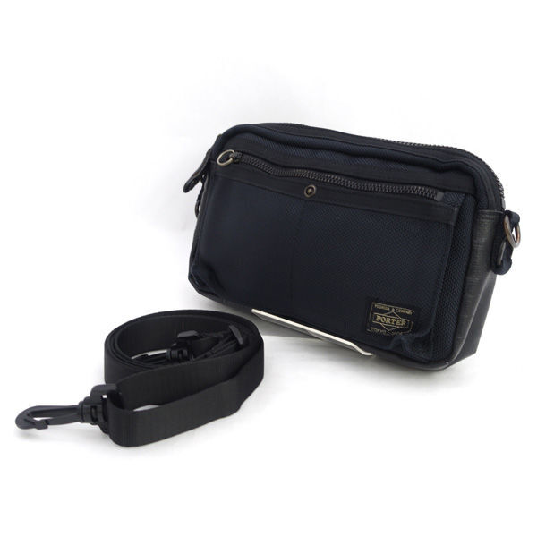 ★ ポーター ショルダーバッグ HEAT S ヒート ブラック 703-06975 (0220529787)拍卖