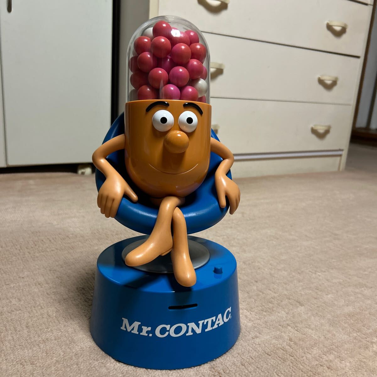Mr CONTAC 貯金箱 置物 当時物 オブジェ 非売品 ジャンク拍卖