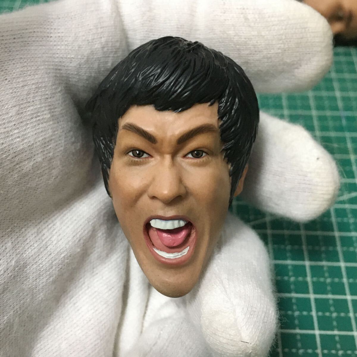 B282 1/6 フィギュア用 ヘッド 塗装済みヘッド 男性ヘッド アクセサリー 交換用 ブルース・リー拍卖