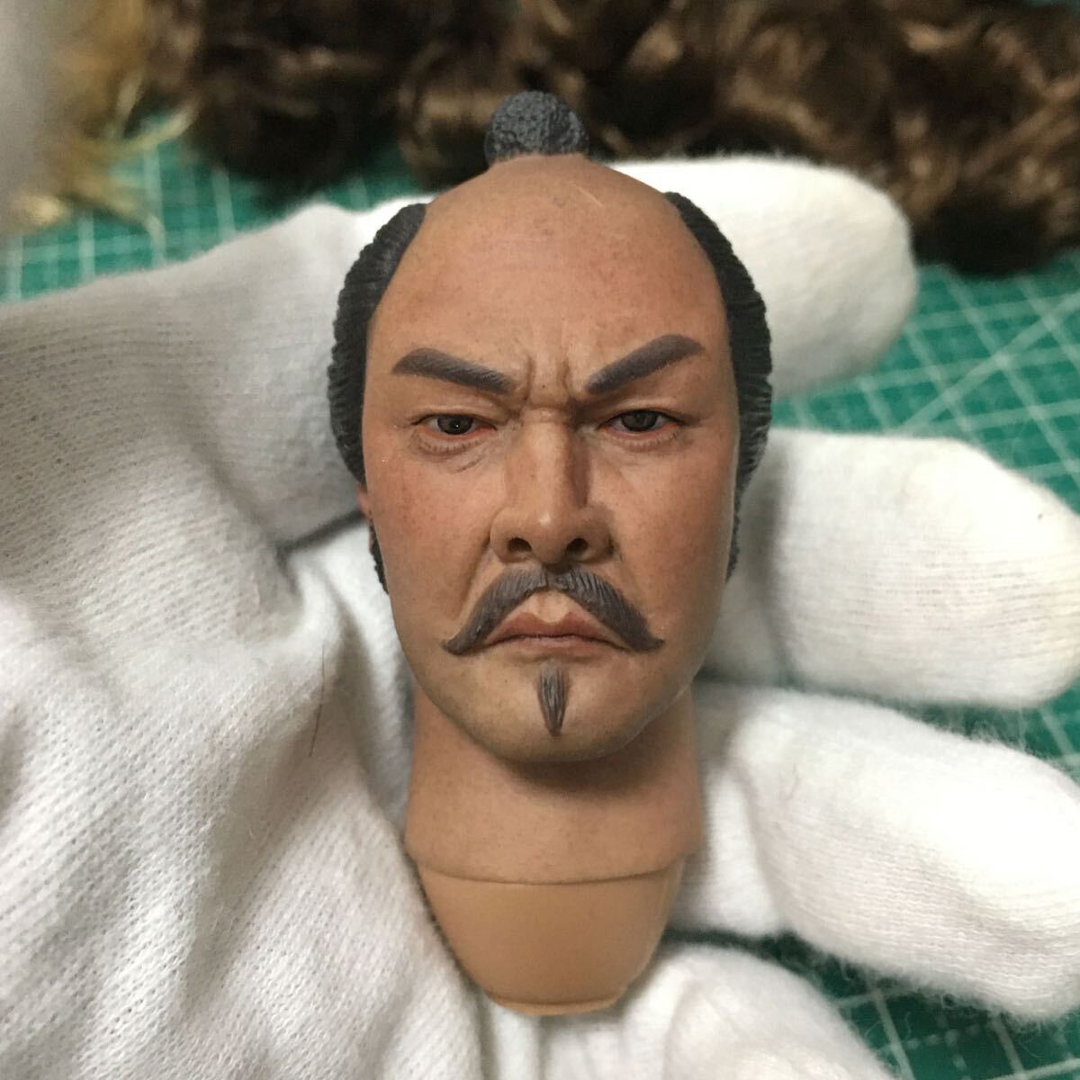 B158 1/6 フィギュア用 ヘッド 塗装済みヘッド 男性ヘッド 徳川家康拍卖