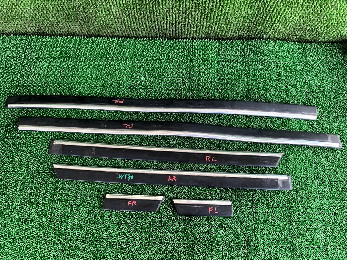 ●即決値段● 日産 セドリック WY30 サイドモール 6点 セット ドアモール拍卖