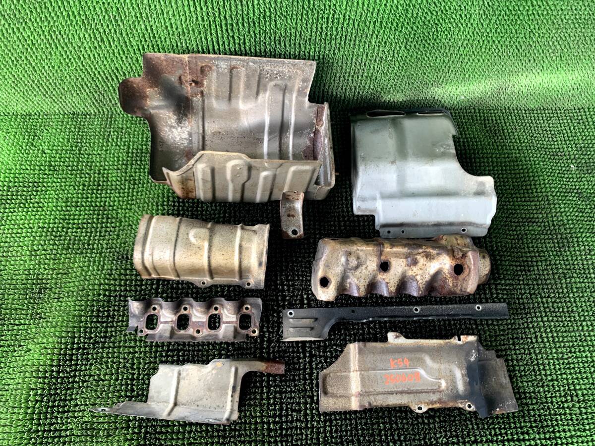 ●即決値段● 250608 スバル サンバー KS3 KS4 遮熱板 8点セット マフラーカバー拍卖