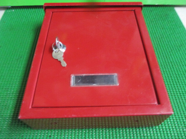 スチールポスト レトロ郵便受け 未使用ジャンク品 1個¥500 お引き取りのみ対応拍卖