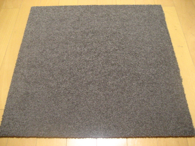 日本製タイルカーペット(13枚)厚み9mm(1586)在庫16枚・1枚210円~拍卖
