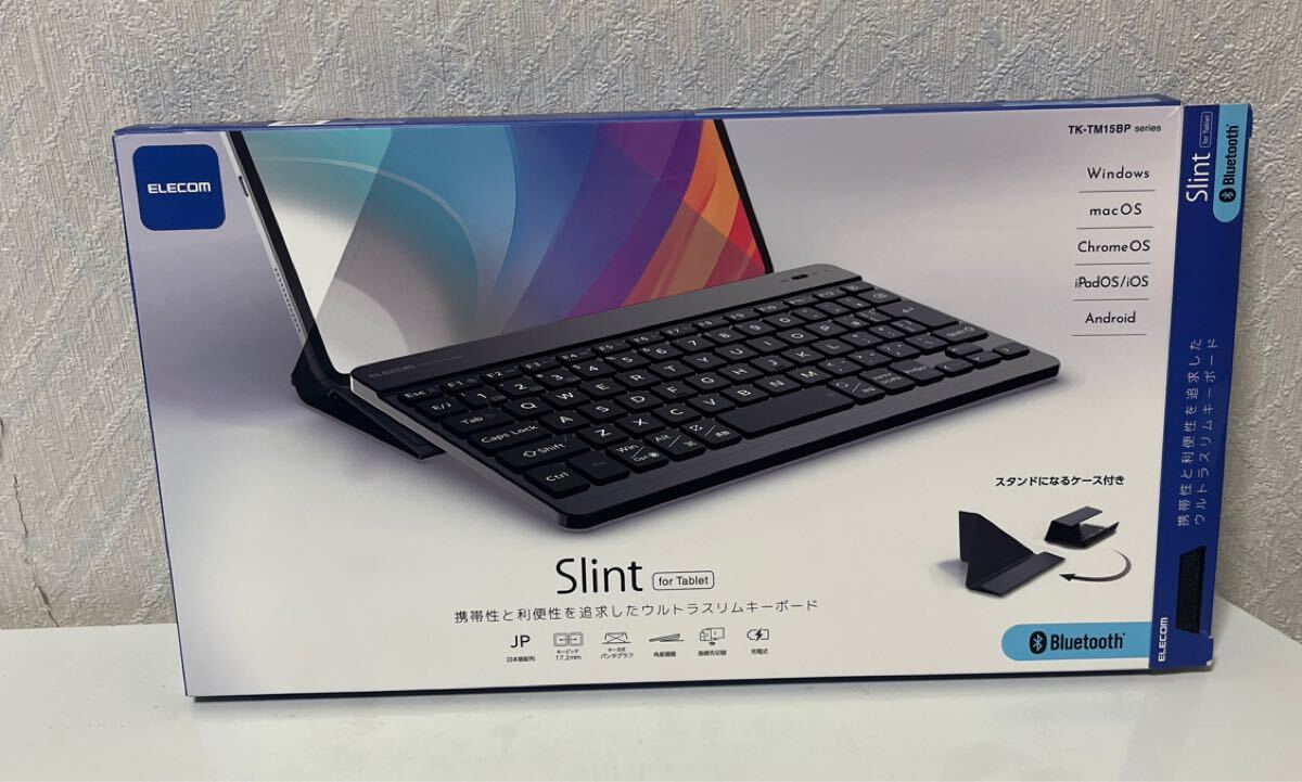 707i0315 エレコム ワイヤレス キーボード Bluetooth Slint 超薄型 充電式 パンタグラフ 保護ケース付 3台マルチペアリング 拍卖