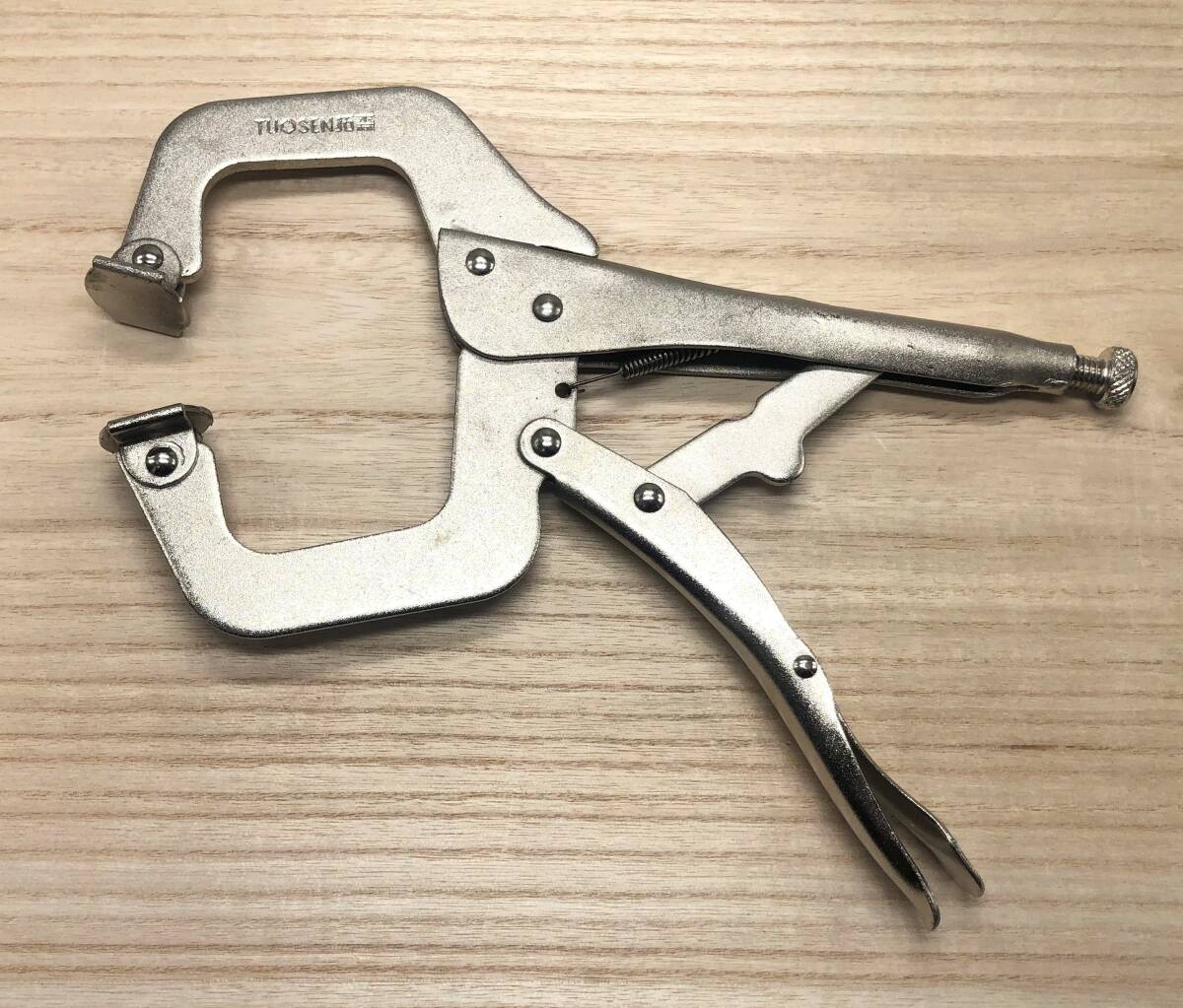 TS-11210☆C型ロッキングプライヤー☆ 27cmクランプバイス 万力☆溶接 大工 板金 自動車整備など拍卖