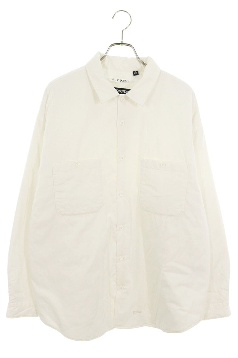 シュプリーム エムエムシックス サイズ:L 24SS Padded Shirt オーバーサイズパデッドシャツジャケット 中古 BS99拍卖